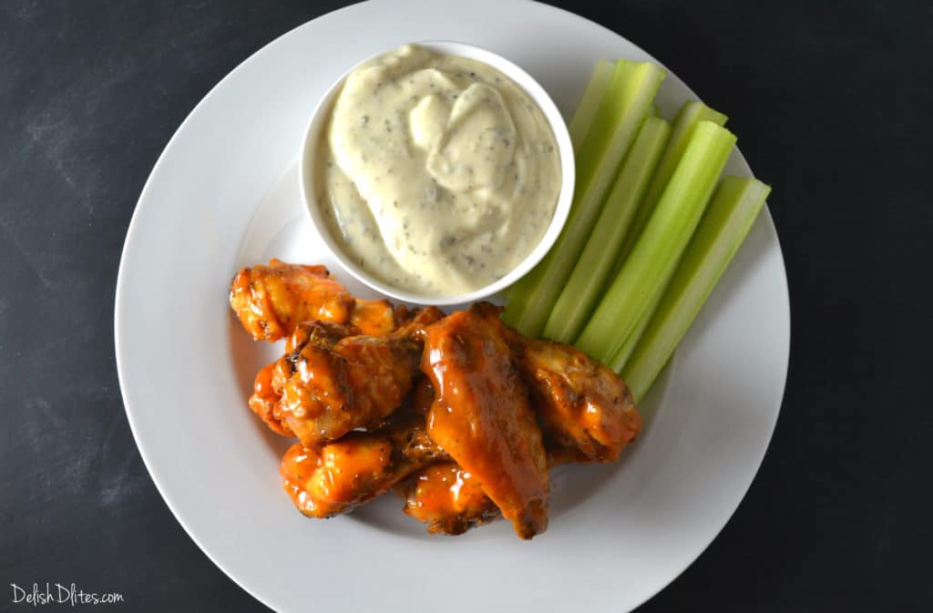 Oven Fried Buffalo Wings Delish D'Lites