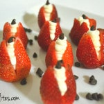 Cheesecake Stuffed Strawberries | Delish D'Lites