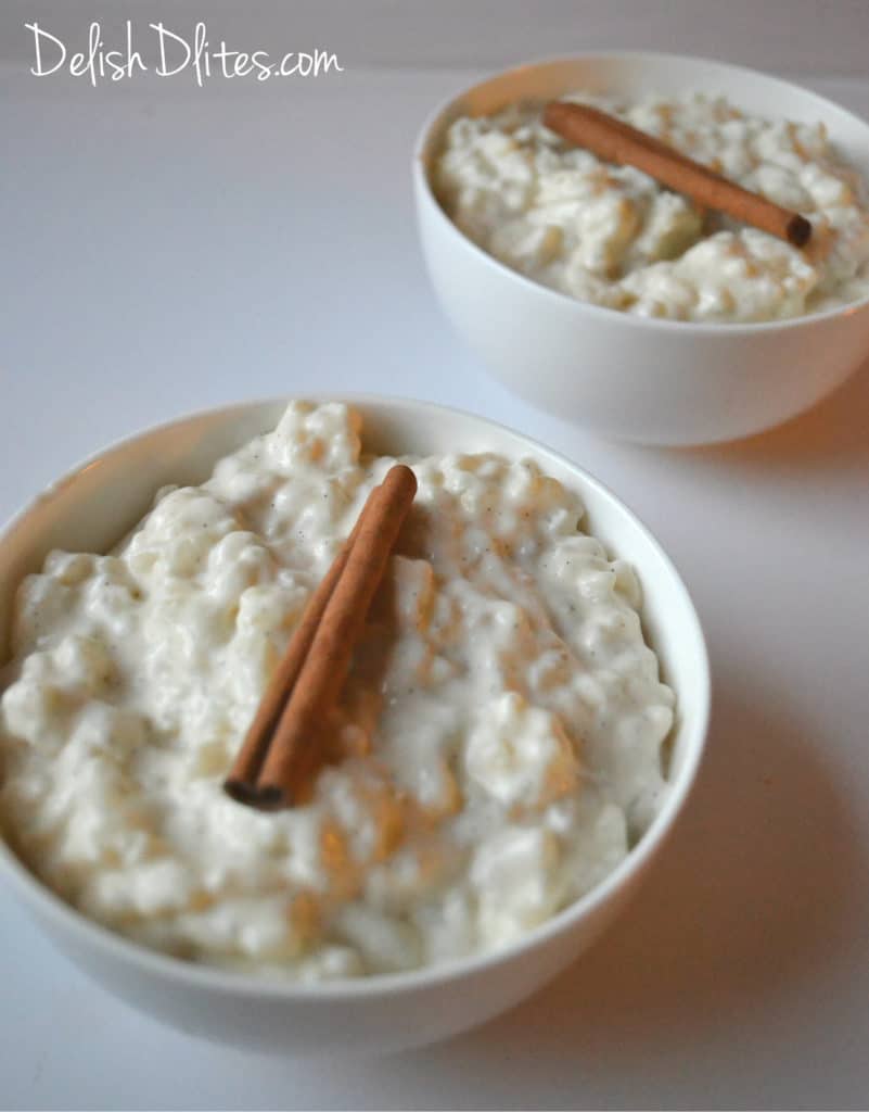 CinnamonScented Arborio Rice Pudding (Arroz Con Leche) Delish D'Lites