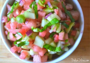 Watermelon Salsa | Delish D'Lites