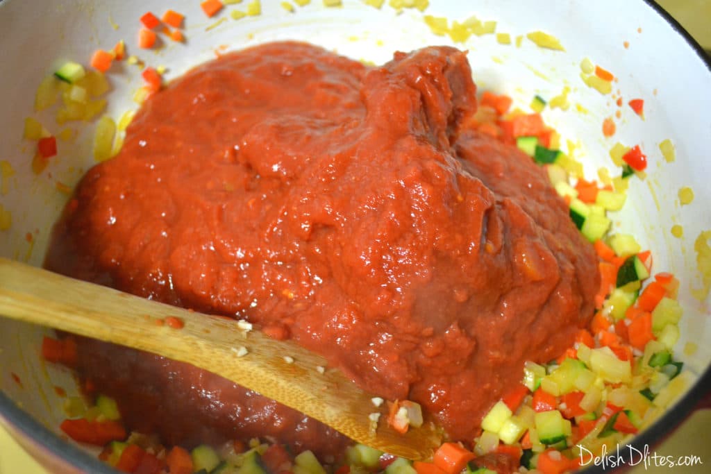 Chunky Garden Style Marinara Sauce Delish D'Lites