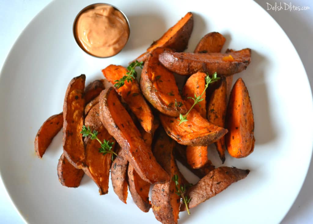 Cajun Spiced Sweet Potato Wedges Delish D'Lites