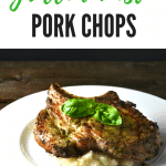 Grilled Pesto Pork Chops | Delish D'Lites