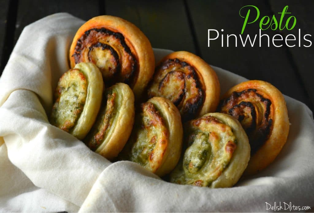 Pesto Puff Pastry Pinwheels Delish D'Lites