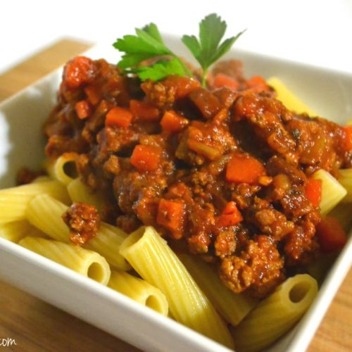 Slow Cooker Turkey Bolognese Delish D'Lites