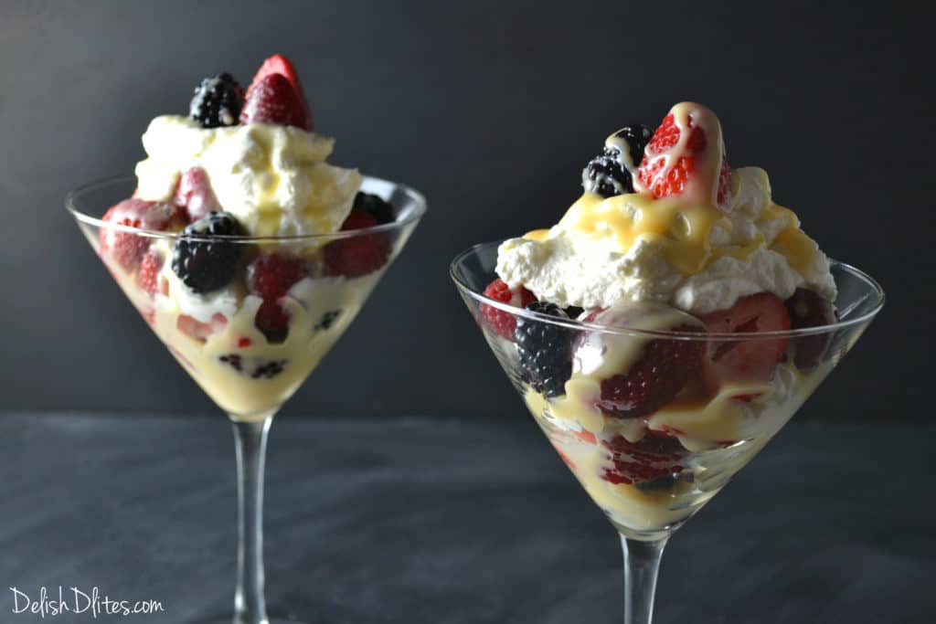 Berry and Cream Parfaits Delish D'Lites