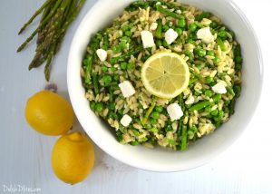 Spring Orzo Salad with Asparagus and Peas | Delish D'Lites