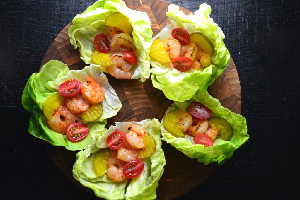Cajun Shrimp Lettuce Wraps | Delish D'Lites