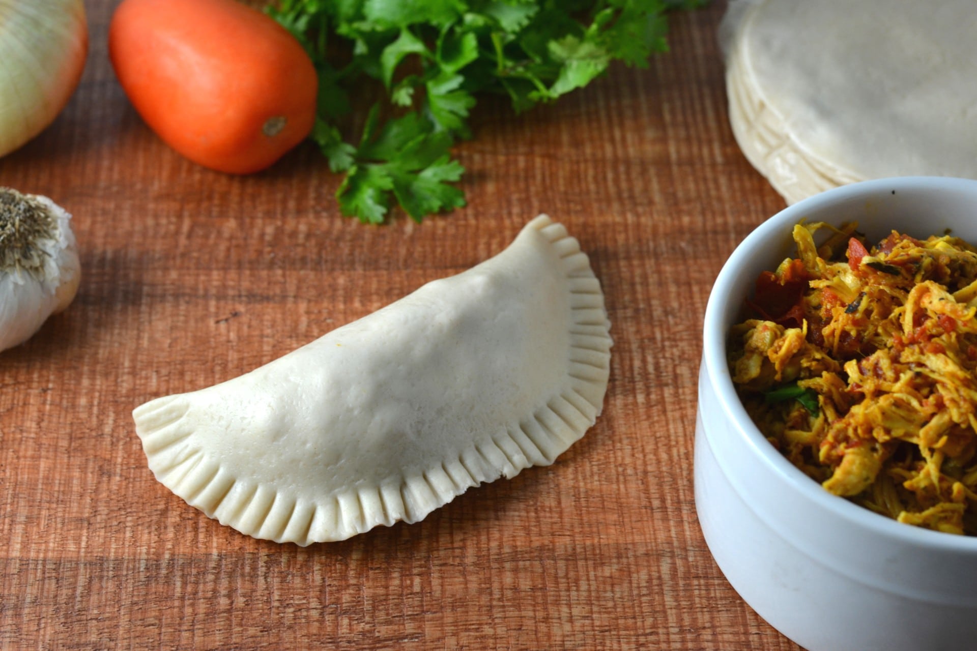 Puerto Rican Chicken Empanadas (Empanadillas de Pollo) Delish D'Lites