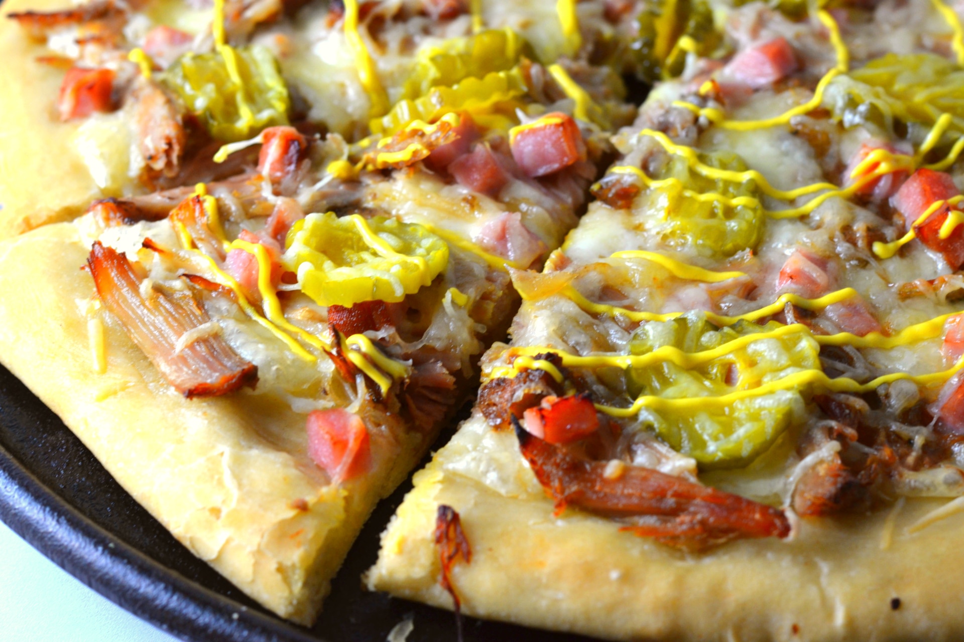 Cuban Sandwich Pizza (Pizza Cubano) Delish D'Lites