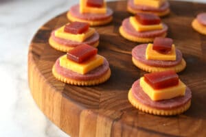 Puerto Rican Salami, Guava and Cheese Appetizers (Entremeses Tipicos)