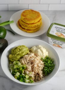 Reina Pepiada Arepas (Venezuelan Stuffed Arepas) - Delish D'Lites