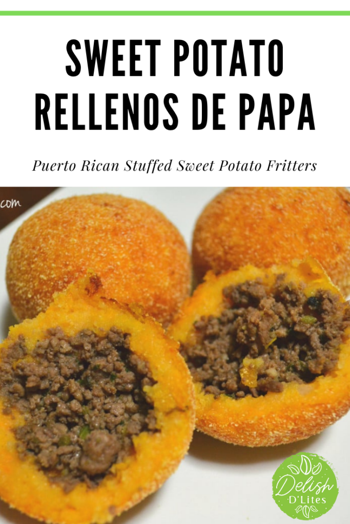 Sweet Potato Rellenos De Papa (Stuffed Sweet Potato Fritters)