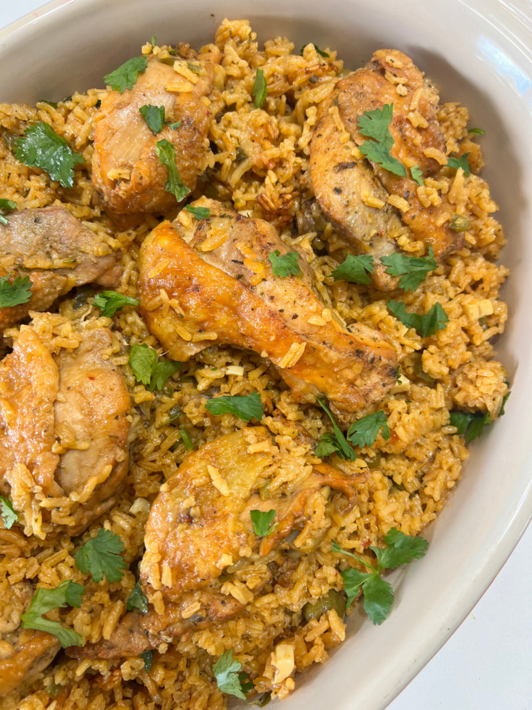 Puerto Rican Arroz Con Pollo (Chicken & Rice)